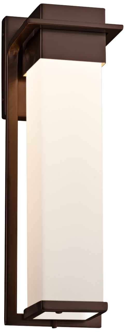 Fusion Pacific 16 1/2" High Bronze LED Outdoor Wall Light