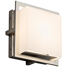 Fusion Avalon 6 1/2" High Brushed Nickel LED Outdoor Wall Light