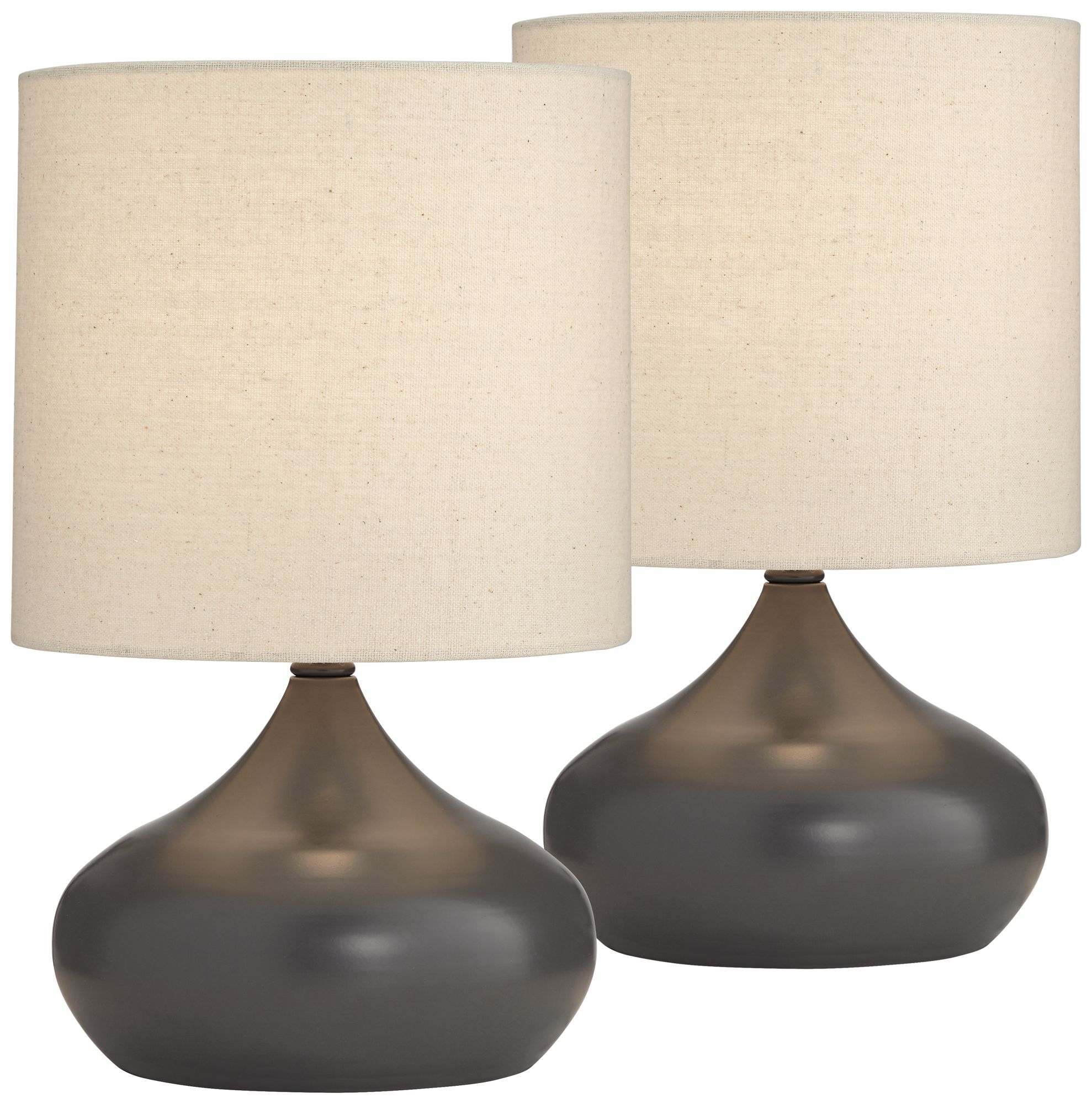 gray nightstand lamps