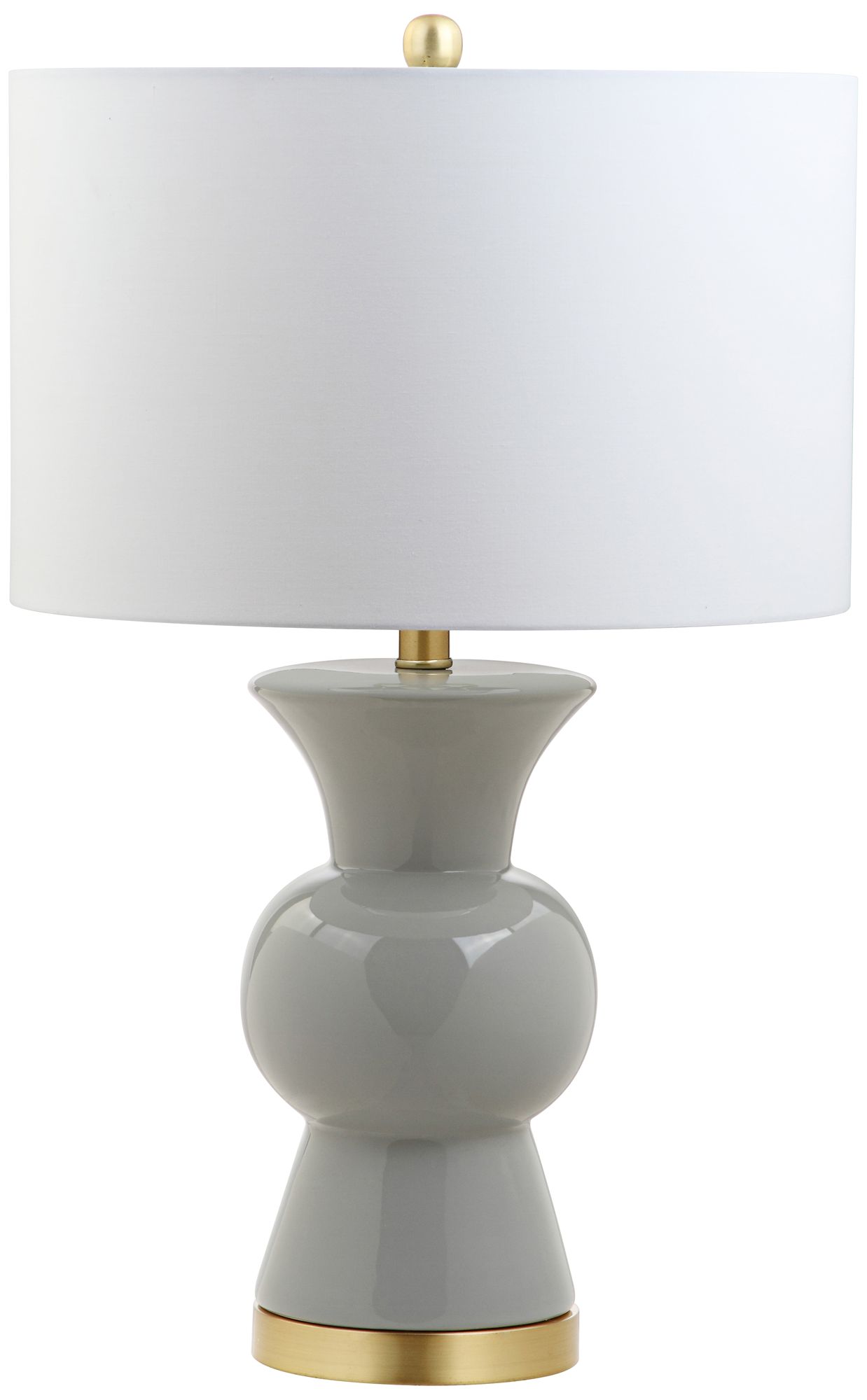 Eden Gray Ceramic Table Lamp 37M01 Lamps Plus