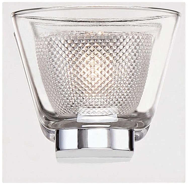 Eurofase Trent 5 1/4" High Chrome LED Wall Sconce