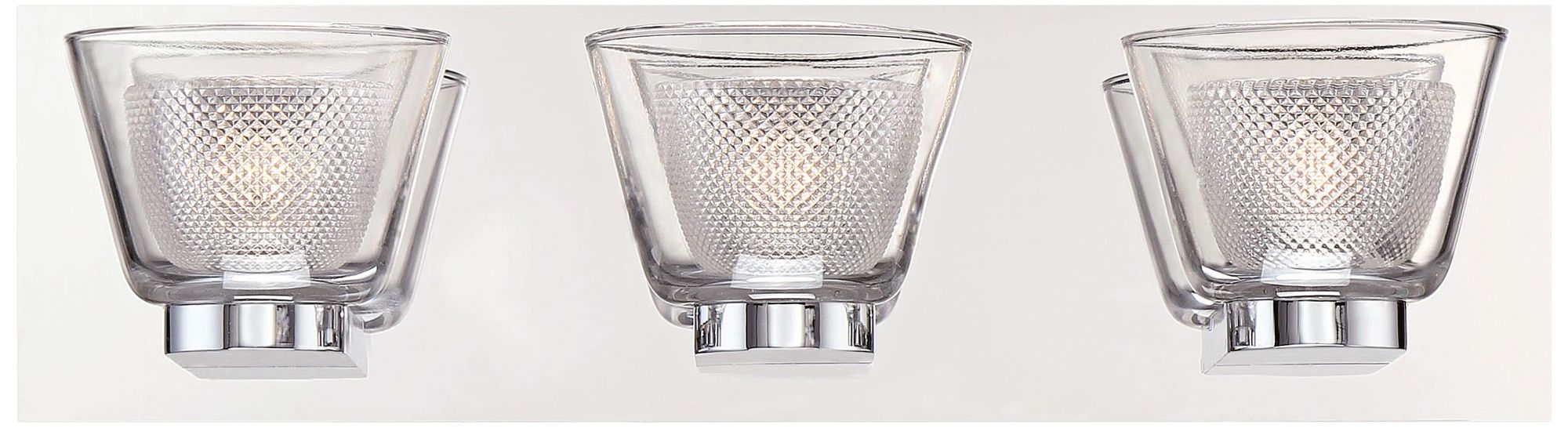 Eurofase Trent 18 3/4" Wide Chrome 3-LED Bath Light