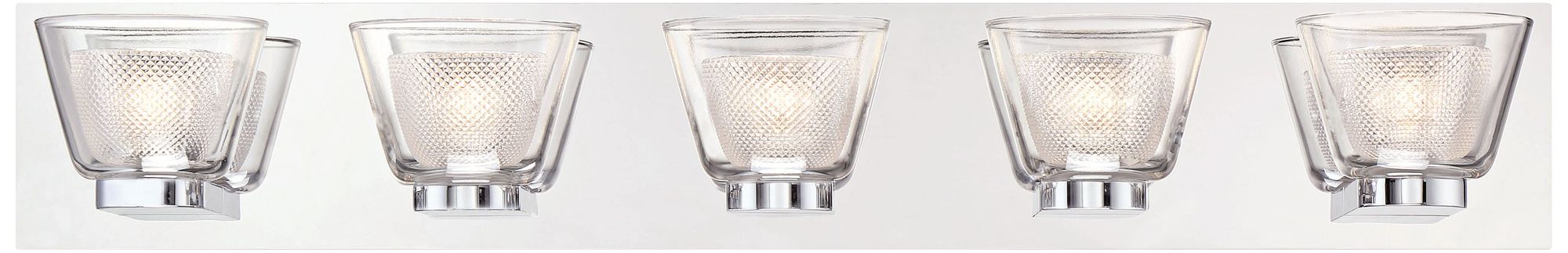 Eurofase Trent 31 1/2" Wide Chrome 5-LED Bath Light