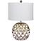 Trilogy 19 1/2" High Silver Foil Accent Table Lamp