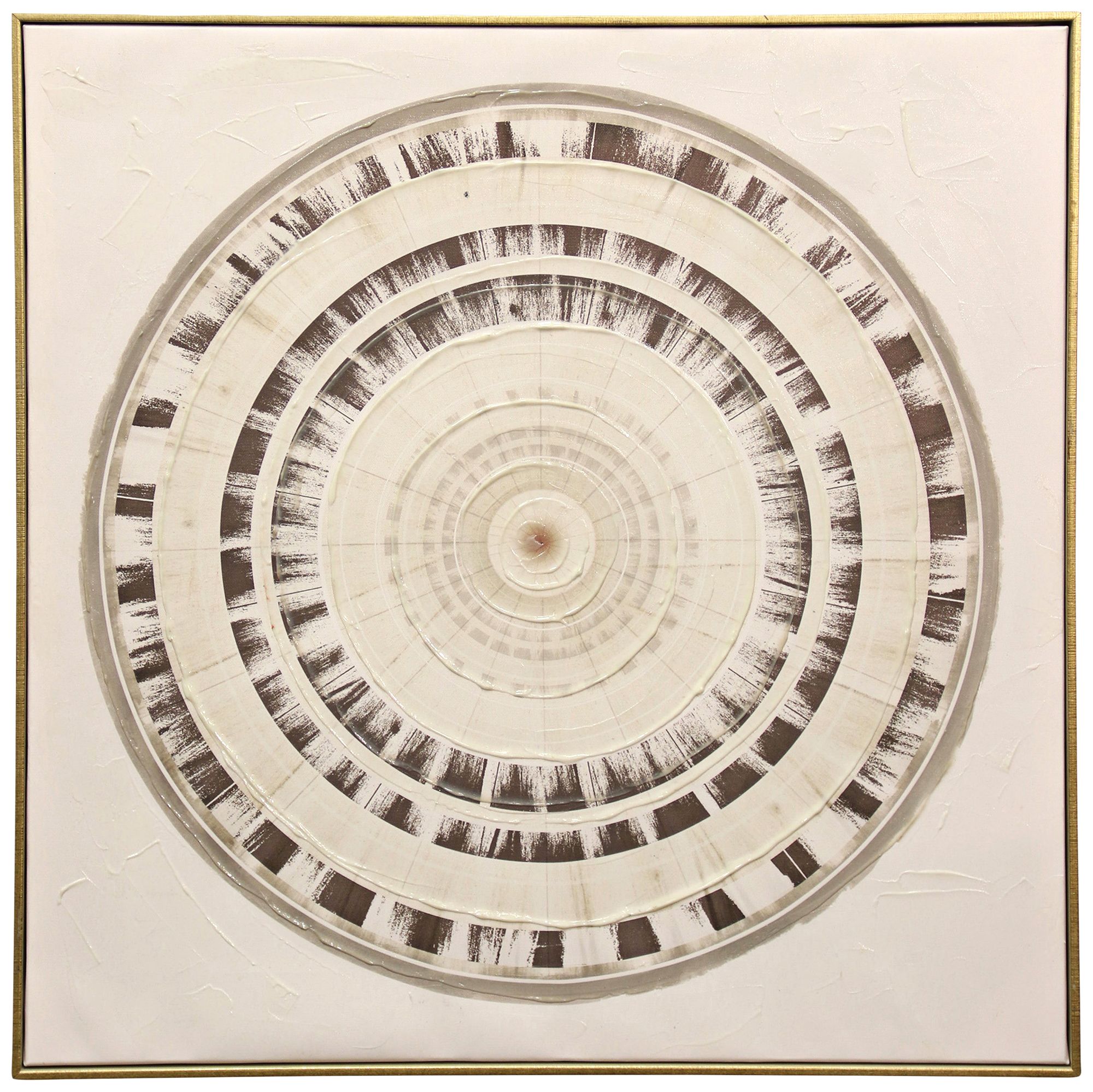 Roundabout 28" Square Framed Canvas Wall Art