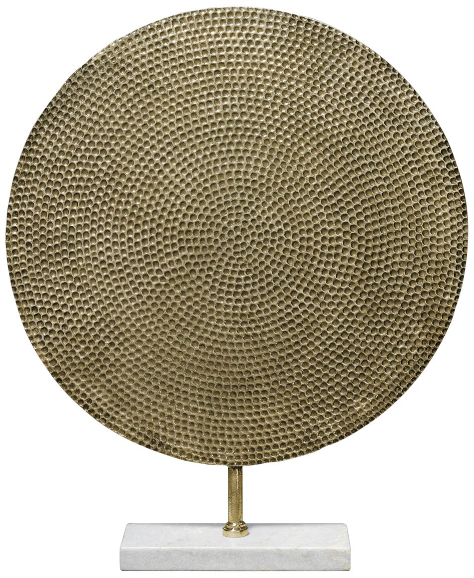 Jamie Young Nile 24 1/2"H Antique Brass Modern Sculpture