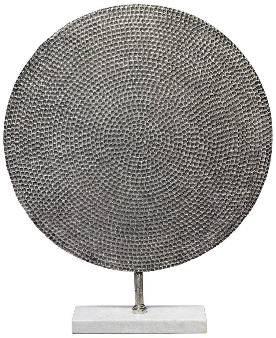 Jamie Young Nile 24 1/2"H Antique Silver Modern Sculpture