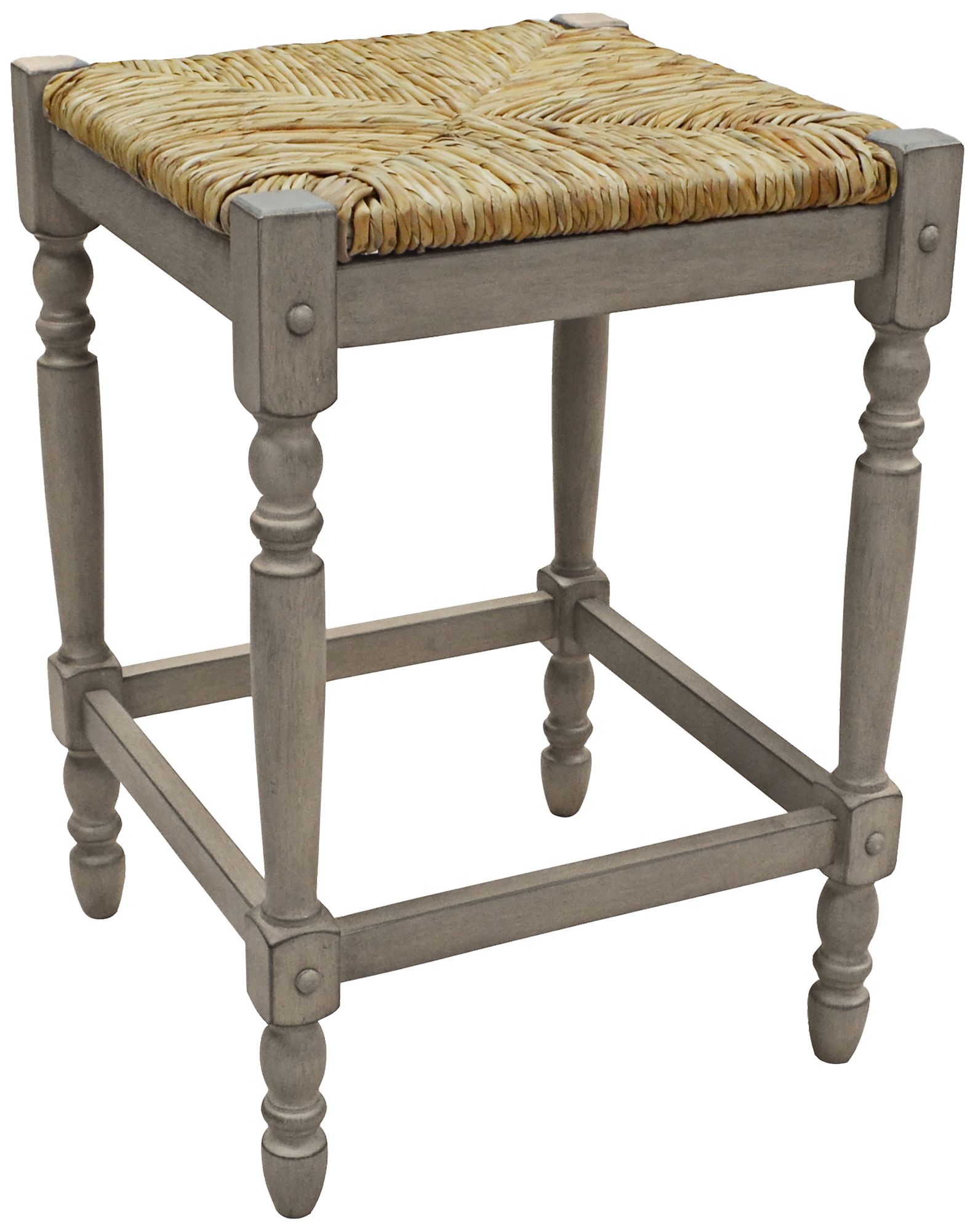 Thomasville 23 3/4" Weathered Gray Counter Stool