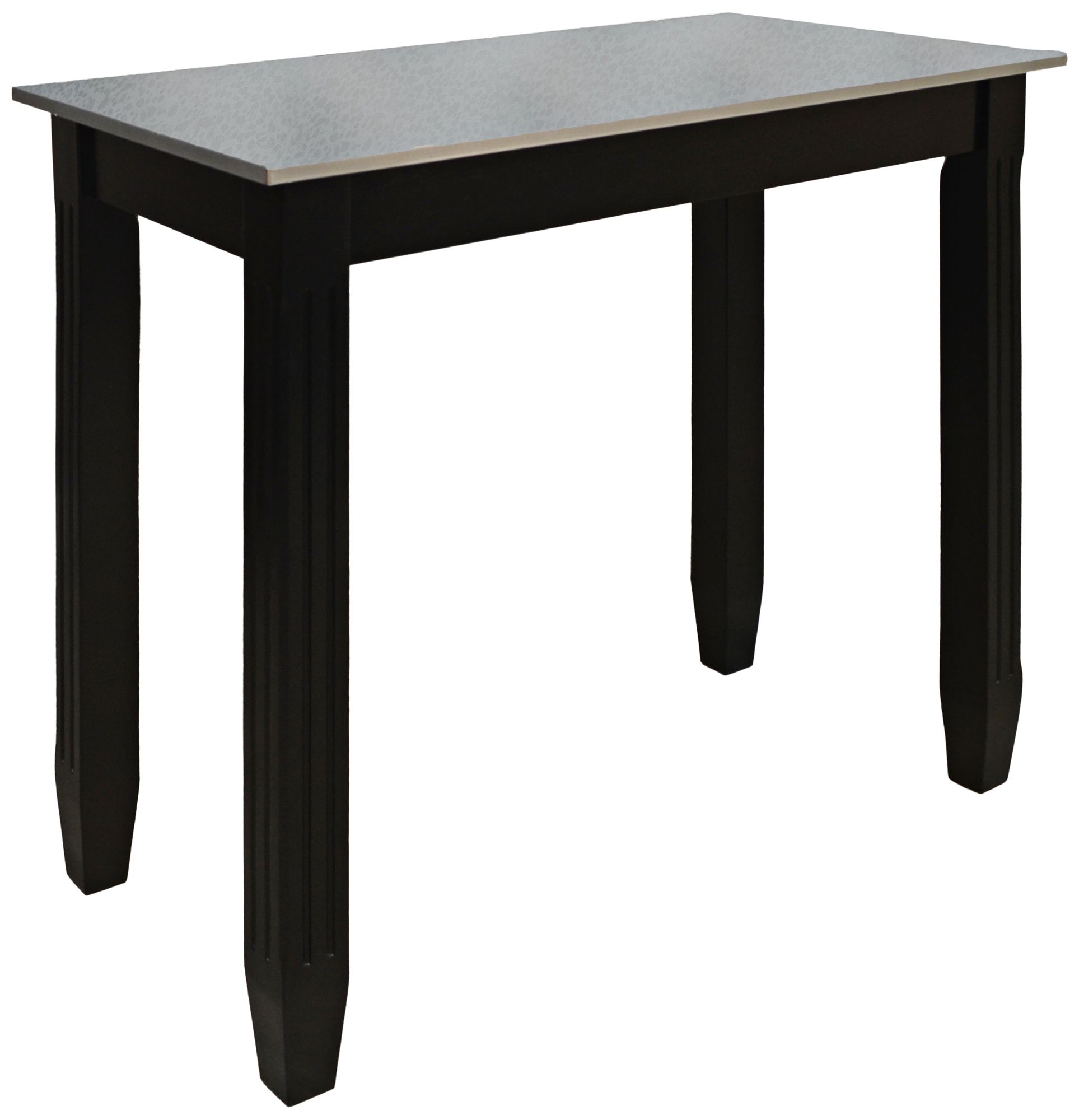 Cucina 42" Wide Tavolo Black Counter Table