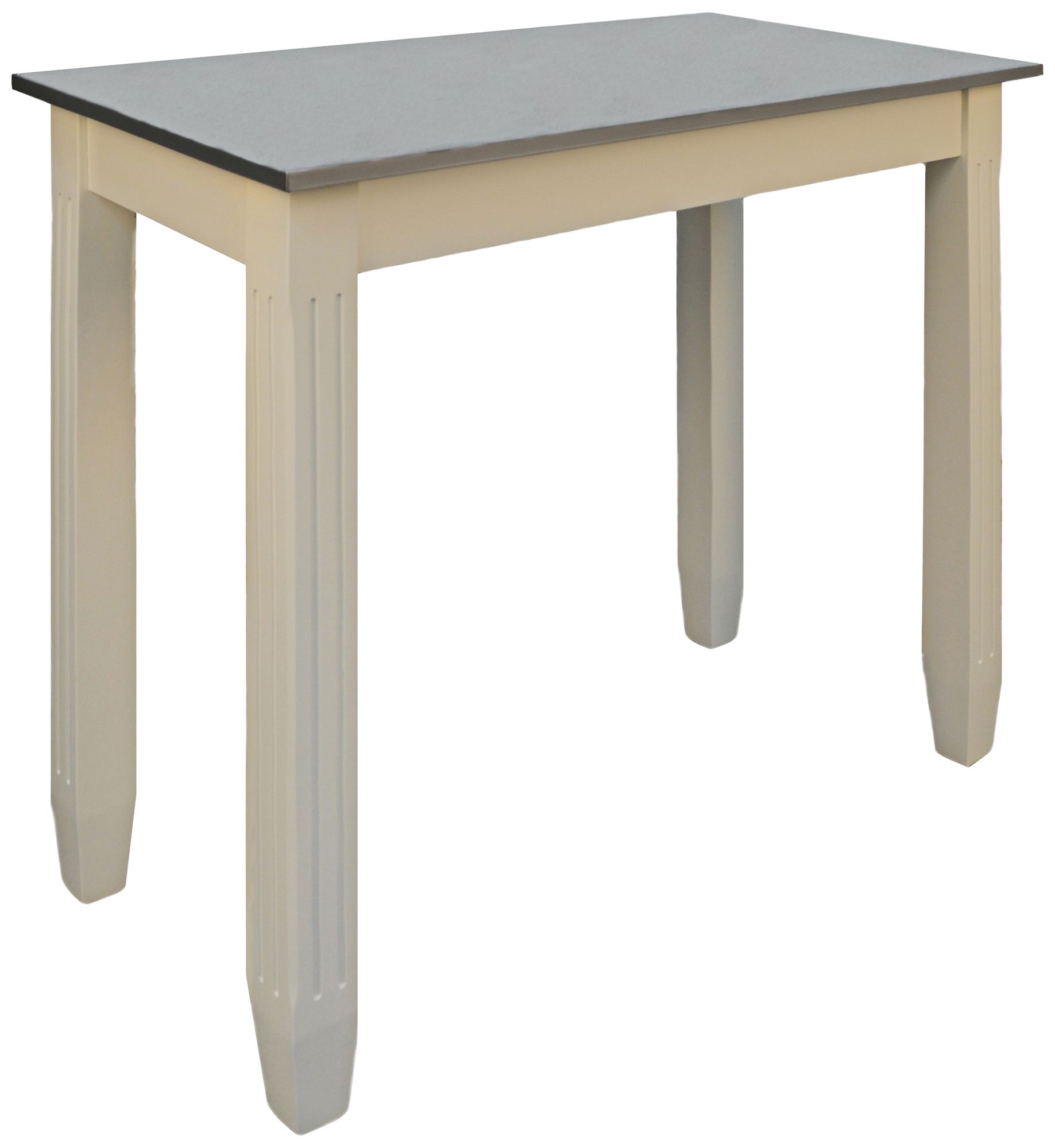 Cucina 42" Wide Tavolo White Counter Table