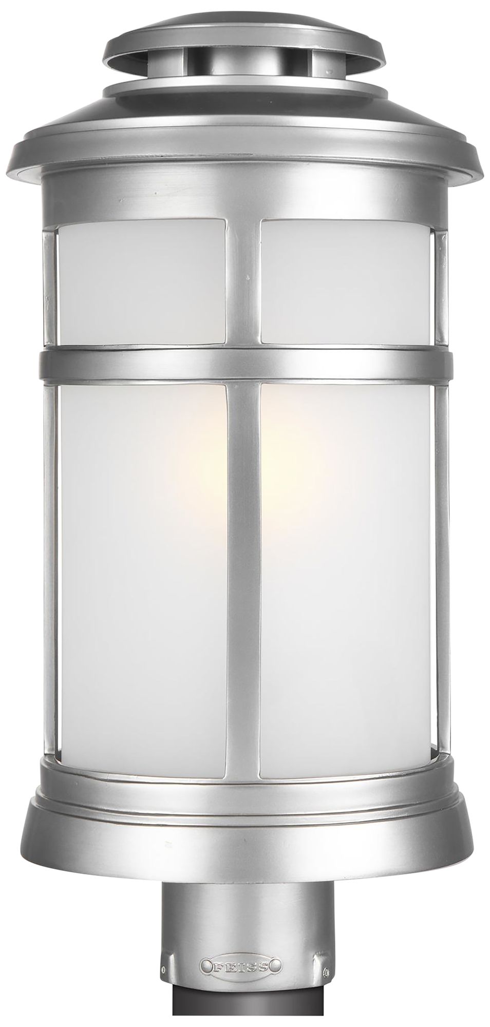 Newport 18 1/2"H Painted Brushed Steel Outdoor Post Light