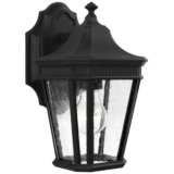 Feiss Cotswold Lane 11 1/2&quot; High Black Outdoor Wall Light