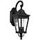 Feiss Cotswold Lane 20 1/2" High Black Outdoor Wall Light