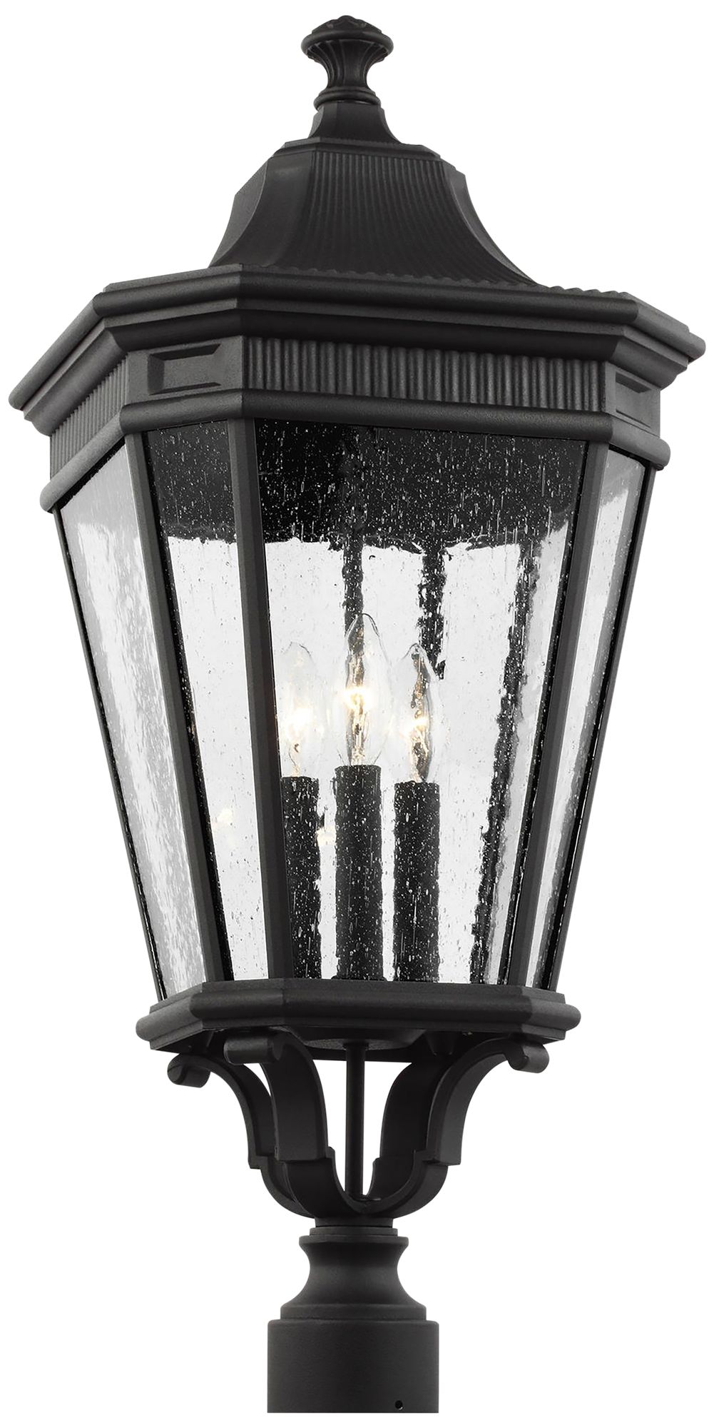 Feiss Cotswold Lane 27 1/2" High Black Outdoor Post Light