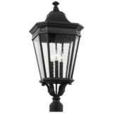 Feiss Cotswold Lane 27 1/2&quot; High Black Outdoor Post Light