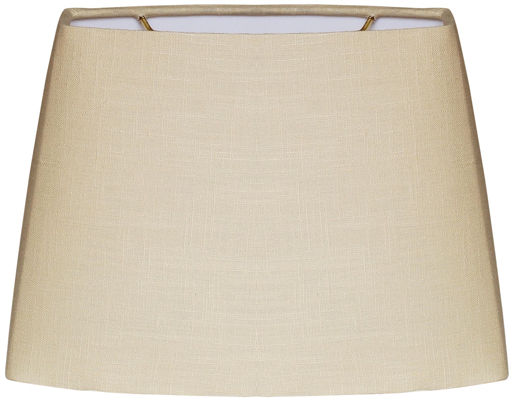 Beige Oval Hardback Lamp Shade 7.5/10.5x8/13x8 (Spider)
