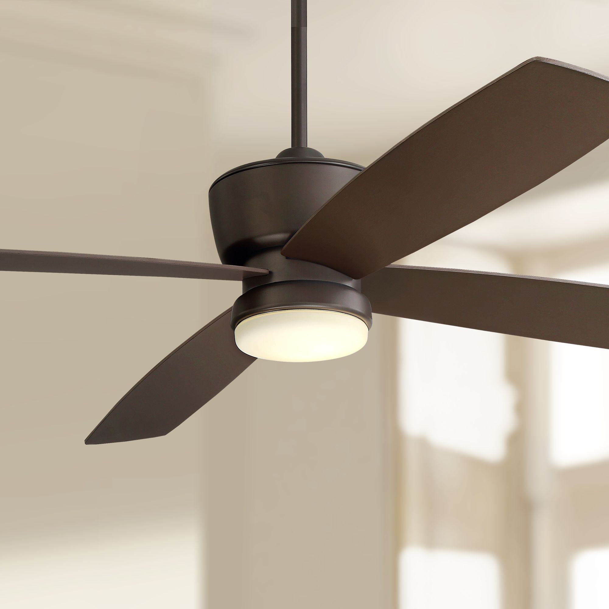 Details About 60 Modern Ceiling Fan With Light Led Bronze For Living Room Kitchen Bedroom