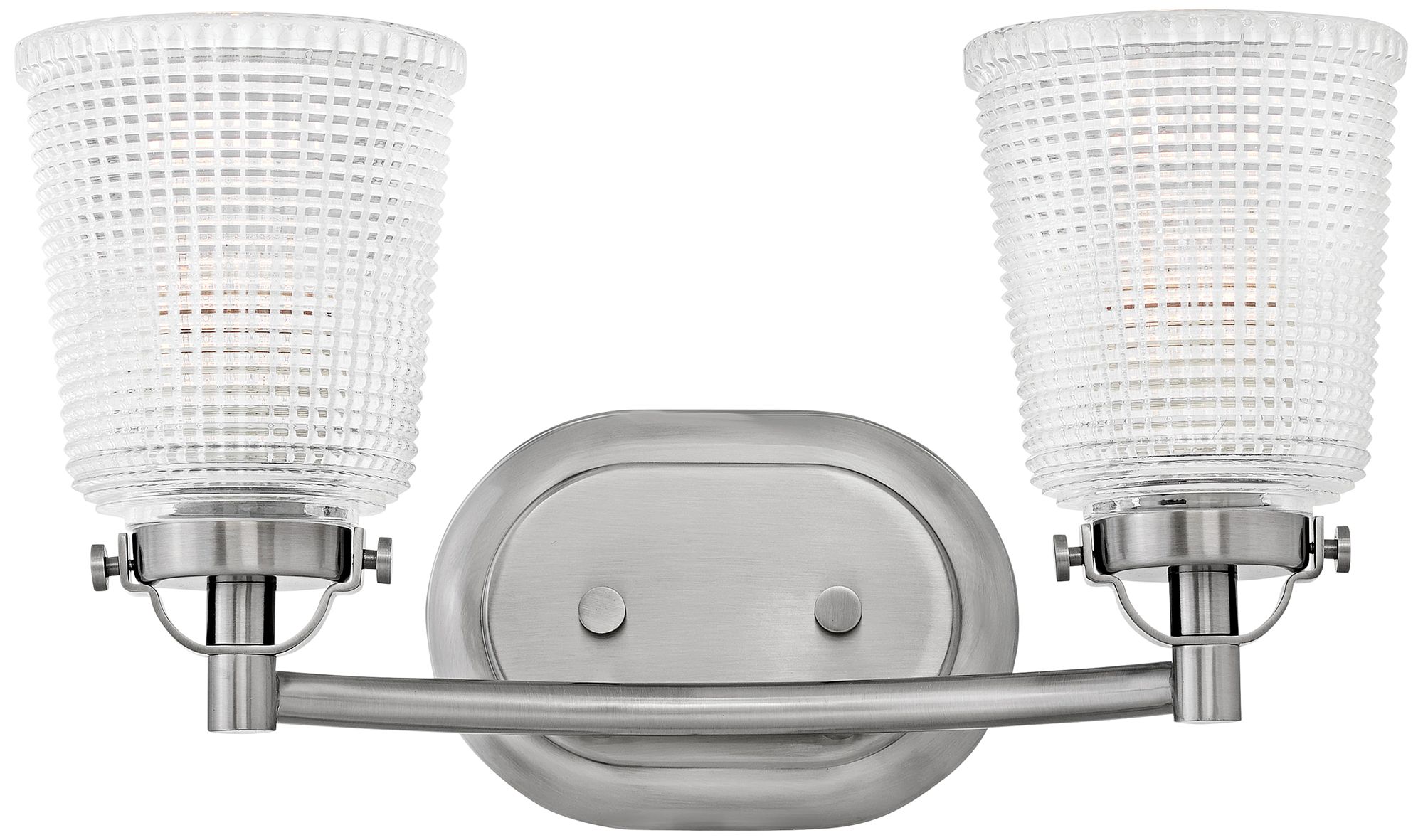 Bennett 8 3/4" High Polished Antique Nickel 2-Light Wall Sconce