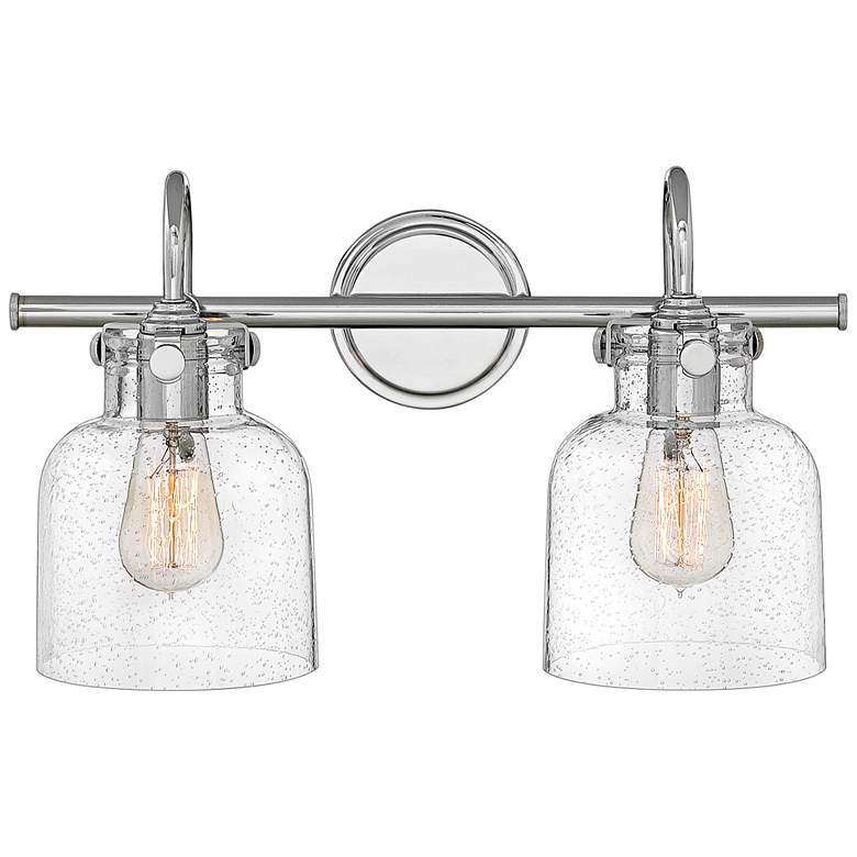 Image 2 Hinkley Congress 11 1/4" High Chrome 2-Light Wall Sconce