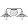 Hinkley Rigby 8 3/4"H Polished Nickel 2-Light Wall Sconce