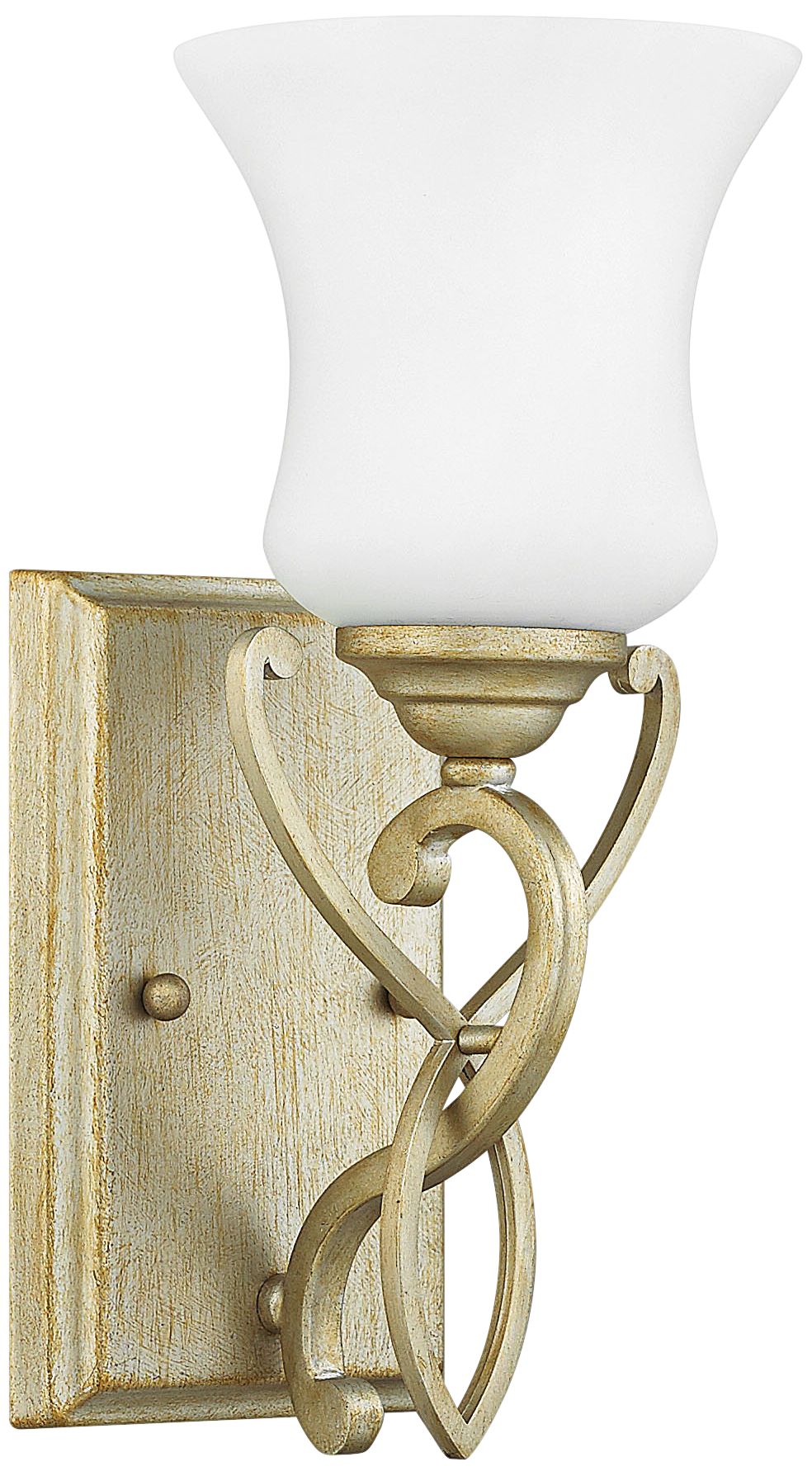 Hinkley Brooke 11 3/4" High Silver Leaf Wall Sconce