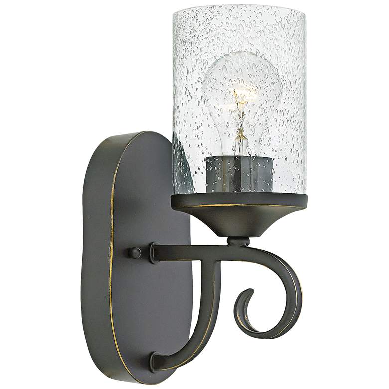 Hinkley Casa 11 1/4&quot; High Olde Black Wall Sconce