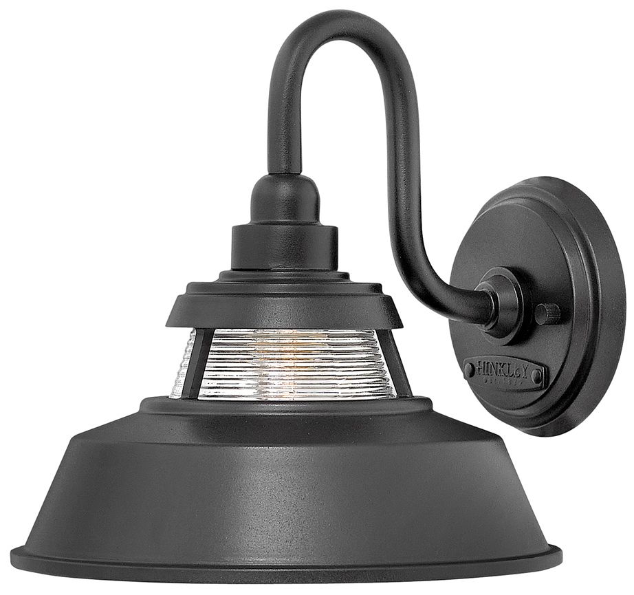 Hinkley Troyer 10" High Black Outdoor Wall Light
