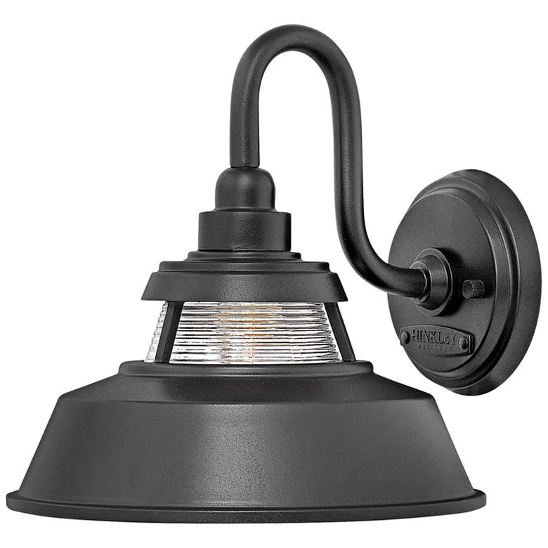 Hinkley Troyer 10&quot; High Black Outdoor Wall Light
