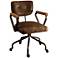 Sogyal Vintage Whiskey Top Grain Leather Swivel Office Chair