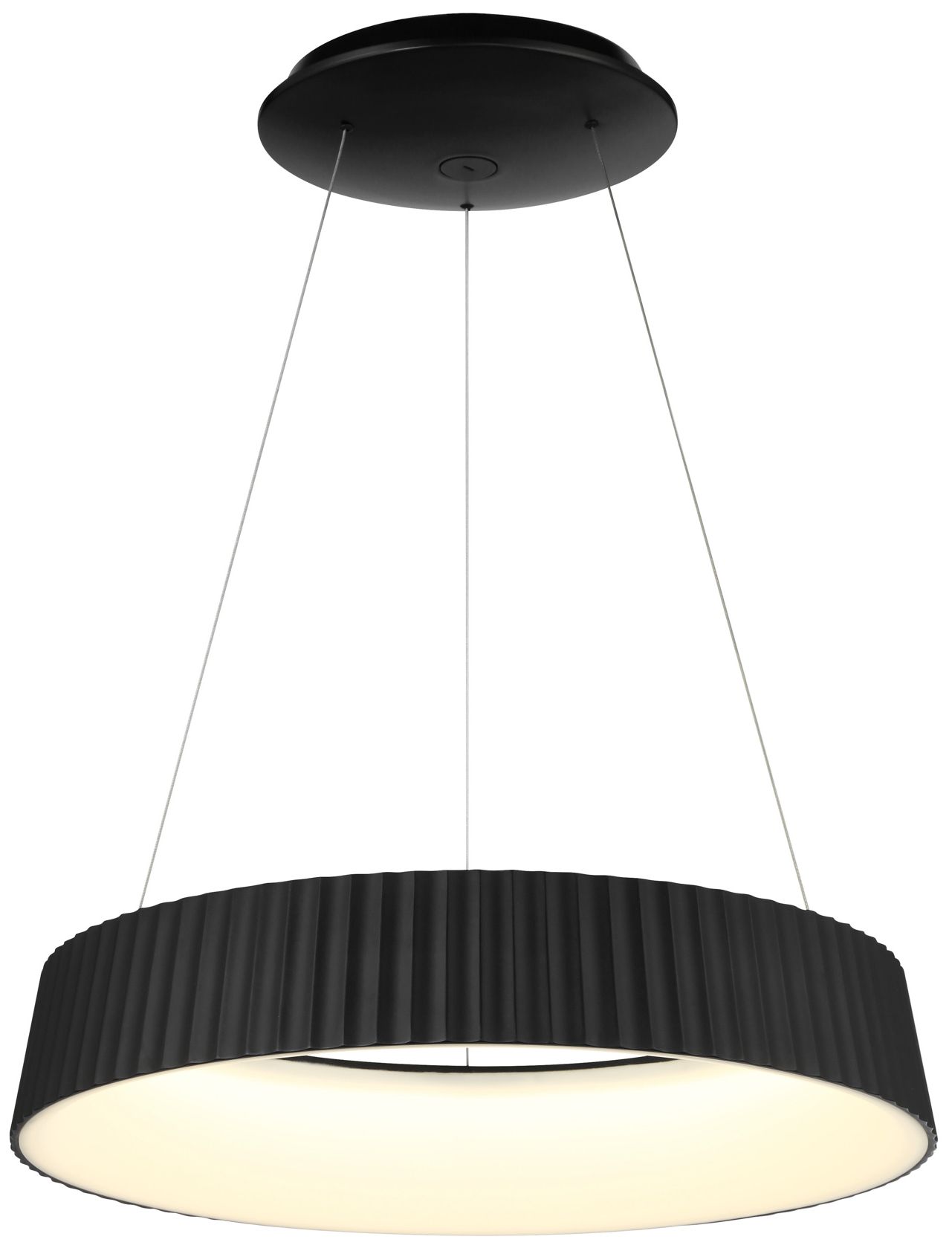 George Kovacs Star Gate 1-light Led 23.5-in Black Pendant