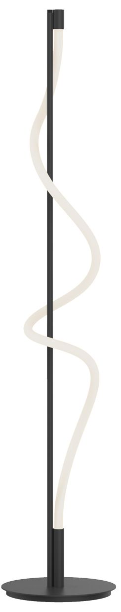 Kuzco Cursive Led 12-in Black Led Floor Lamp