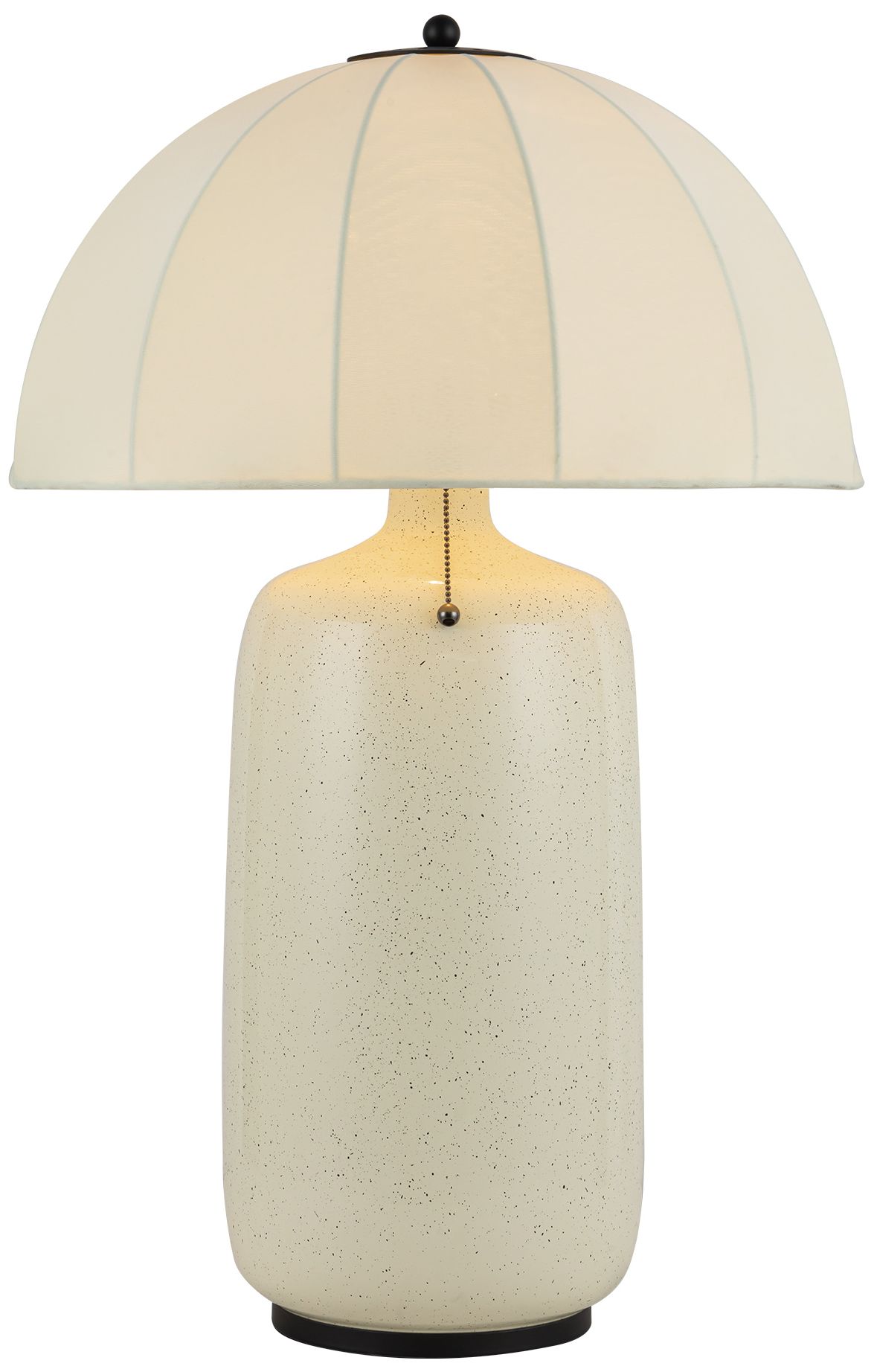 Kuzco Alora Mood Crosby E26 18-in Matte Black Socket Table Lamp