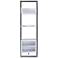 Daemore 20 3/4" Wide Gray and White 5-Shelf Ladder Bookcase