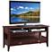 Laurent 50" Wide Chocolate Cherry 2-Drawer Wood TV Stand