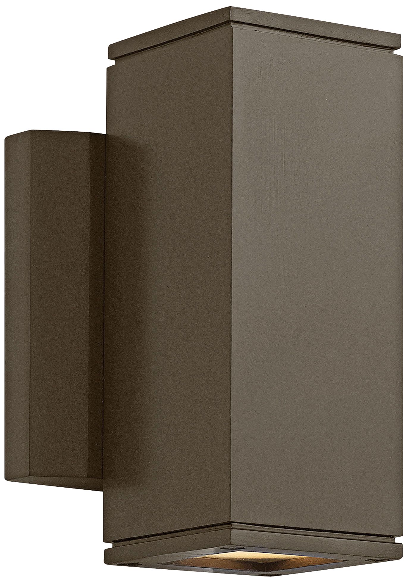 Kore 7 1/2"H Bronze Square Dark Sky LED Outdoor Wall Light