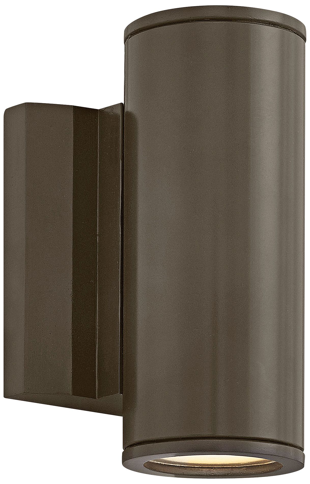 Kore 7 1/2"H Bronze Round Dark Sky LED Outdoor Wall Light