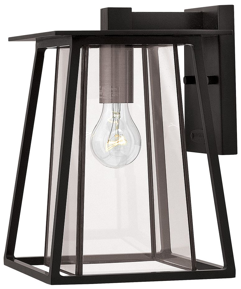 Hinkley Walker 12 1/4" High Black Outdoor Wall Light