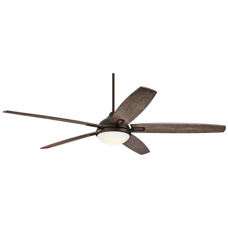 Image 2 72" Casa Domain Bronze Wet Location LED Large Ceiling Fan with Remote
