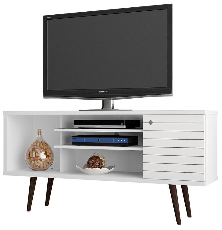 Liberty 53 1/4" White Gloss 1-Door TV Stand