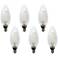 40W Equivalent Clear 4W LED Dimmable Candelabra 6-Pack