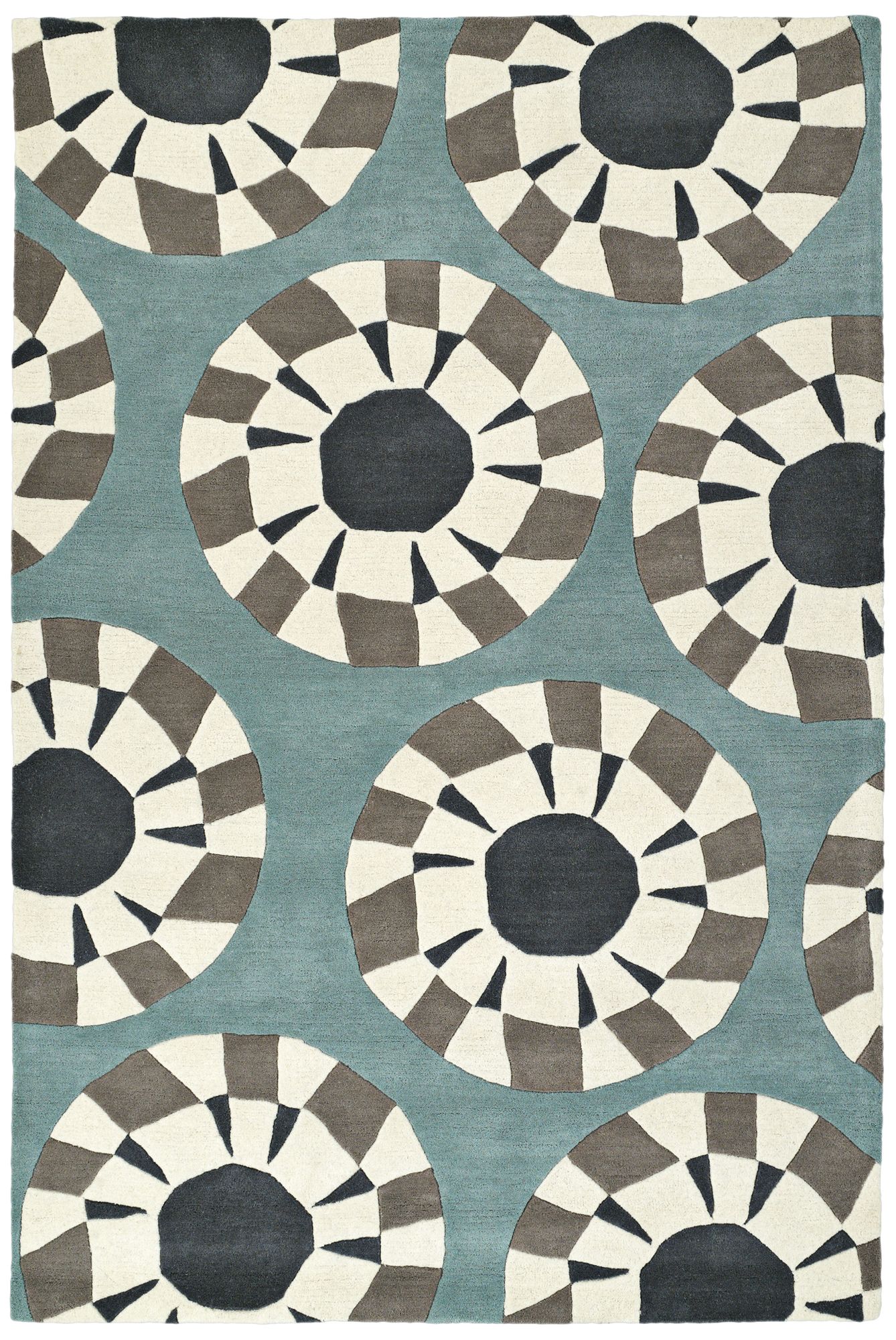 Kaleen Origami ORG03-75 Gray Wool Area Rug 