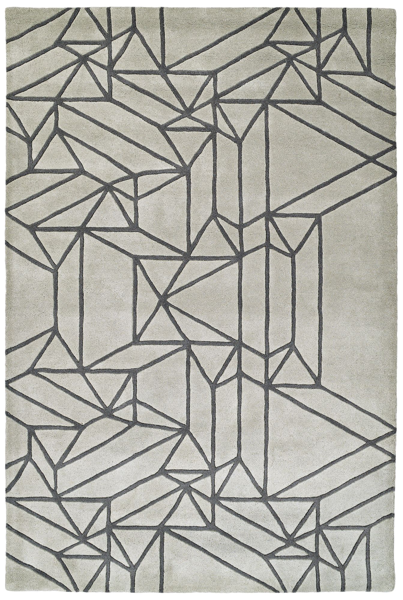 Kaleen Origami ORG04-88 Mint Wool Area Rug 