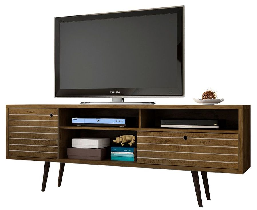Liberty 70 3/4" Wide Rustic Wood Modern TV Stand