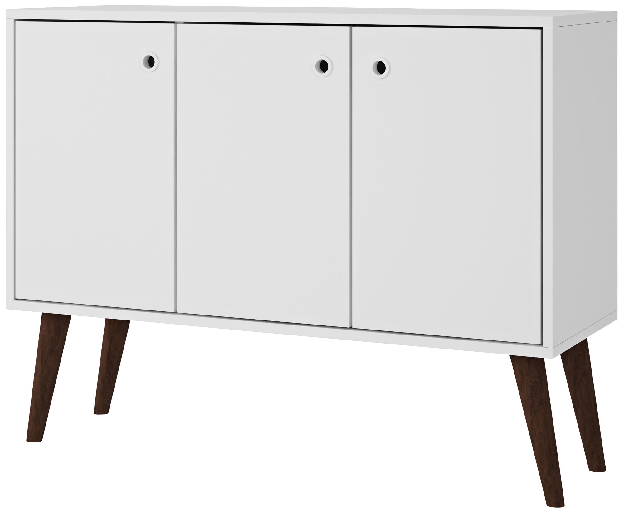 Bromma 35 1/2" Wide White Finish Modern Buffet