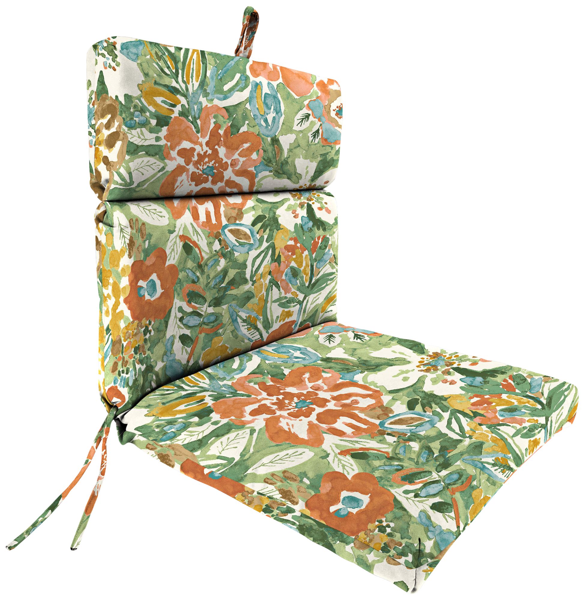 Sunriver Mist French Edge Outdoor Chair Cushion