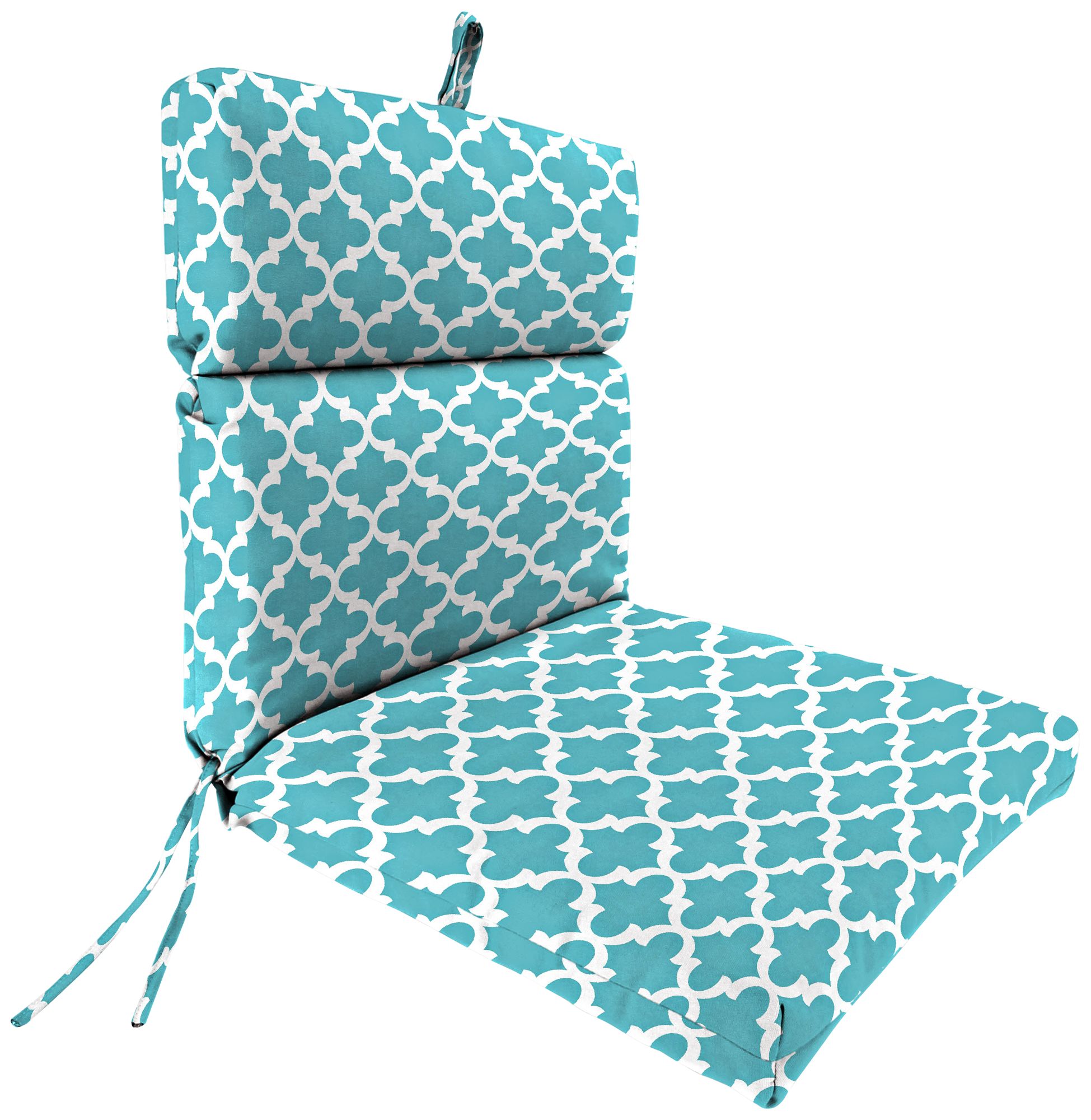Fulton Ocean French Edge Outdoor Chair Cushion