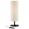 Heyburn Bronze Accent Table Lamp with Outlet and USB Port