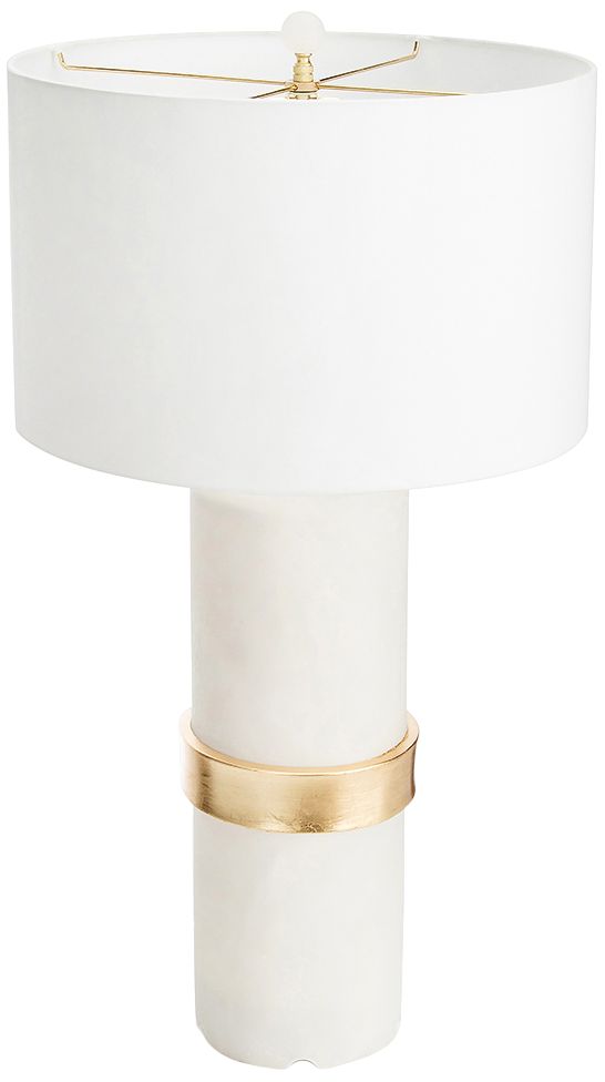 Couture Hermosa Frosted and Gold Leaf Table Lamp - #38J06 ...