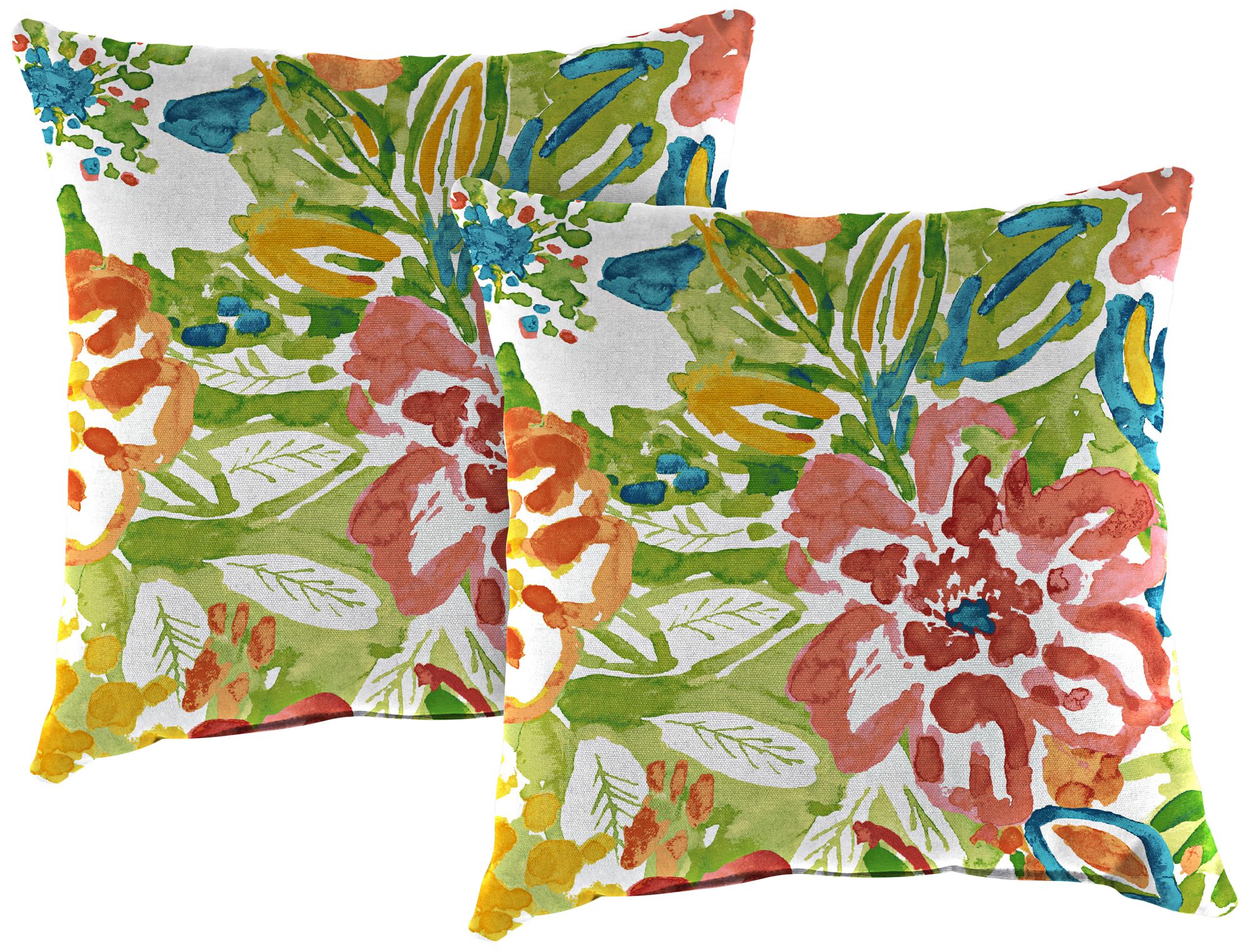 Sunriver Garden 18" Square Outdoor Toss Pillow