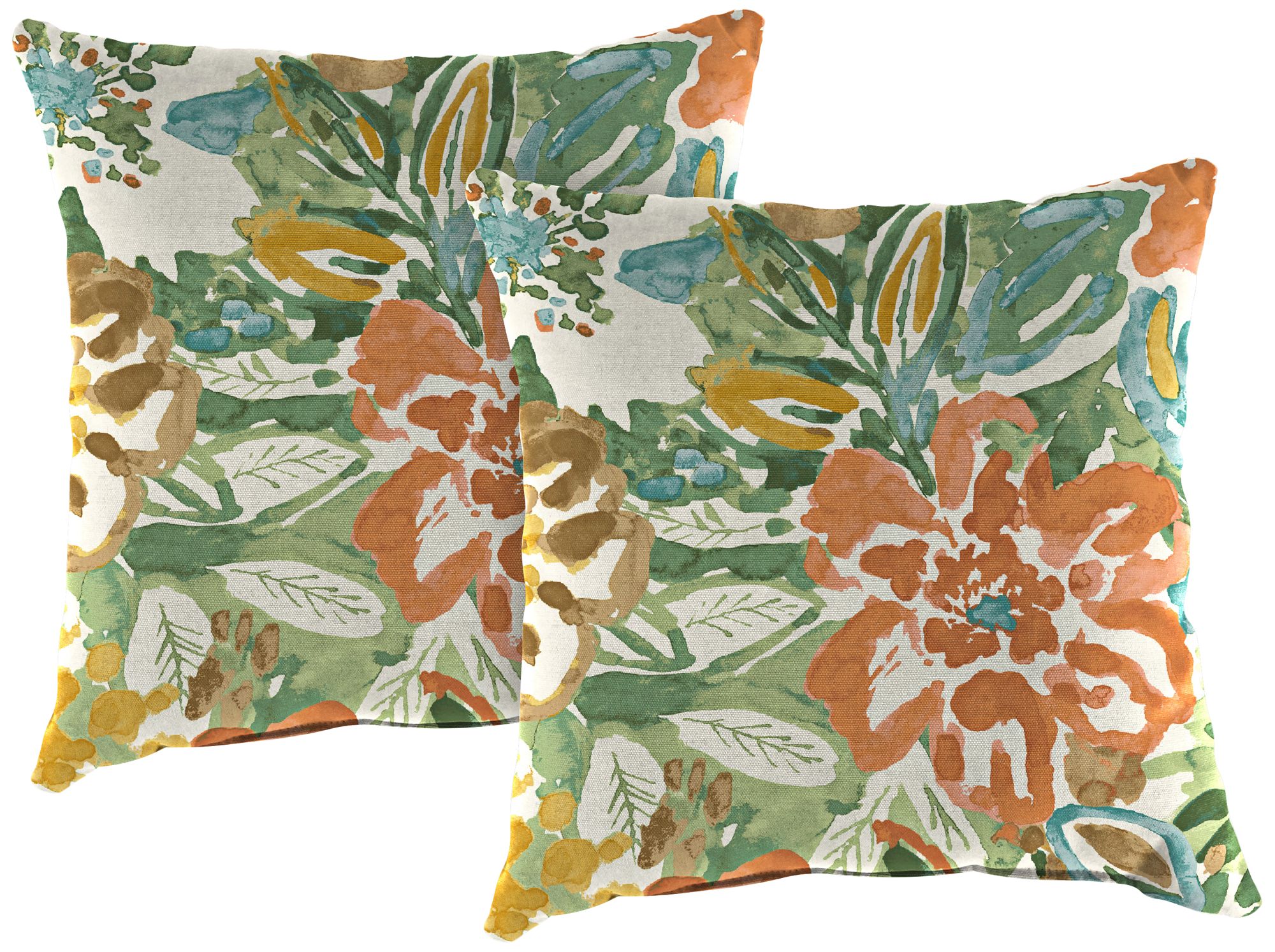 Sunriver Mist 18" Square Outdoor Toss Pillow